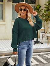 Load image into Gallery viewer, Stylish Short-Length Loose Fit Long Sleeve Sweater | NCS