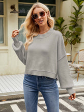 Load image into Gallery viewer, Stylish Short-Length Loose Fit Long Sleeve Sweater | NCS