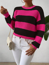 Load image into Gallery viewer, Stylish Two-Tone Loose Fit Pullover Sweater | NCS