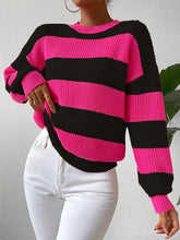 Load image into Gallery viewer, Stylish Two-Tone Loose Fit Pullover Sweater | NCS