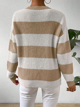 Load image into Gallery viewer, Stylish Two-Tone Loose Fit Pullover Sweater | NCS