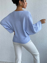 Load image into Gallery viewer, Sweet Floral Bell Sleeve Loose Knit Top | NCS