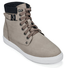 Load image into Gallery viewer, CALTO - T53122 - 2.6 Inches Taller (Taupe) - High top sneak-boot