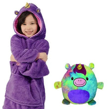 Load image into Gallery viewer, Children's Wearable Blanket Hoodie