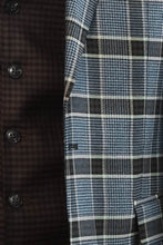 Load image into Gallery viewer, Patterned Checked Slim Fit Anthracite Men Suit - Wessi