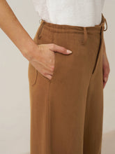 Load image into Gallery viewer, Lyocell Linen Drawstring Straight Leg Pants RACHEL