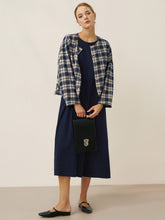 Load image into Gallery viewer, Tencel Linen Reversible Crew Neck Casual Jacket CHLOE