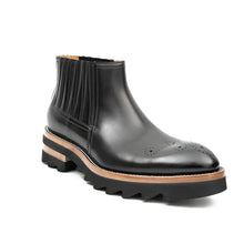 Load image into Gallery viewer, Thick - soled Chelsea Boots Black