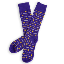 Load image into Gallery viewer, Purple Tigahs Dress Socks