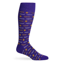 Load image into Gallery viewer, Purple Tigahs Dress Socks