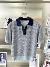 Load image into Gallery viewer, Tightly Woven Cotton Knit Polo Sweater Suit | NCS