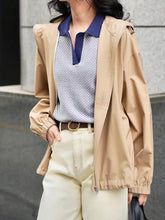 Load image into Gallery viewer, Tightly Woven Cotton Knit Polo Sweater Suit | NCS