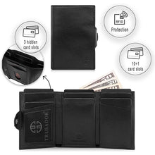 Load image into Gallery viewer, Toscana Trifold Leather Wallet