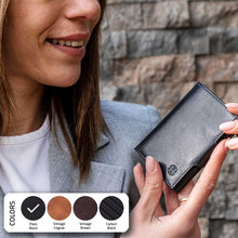 Load image into Gallery viewer, Toscana Trifold Leather Wallet