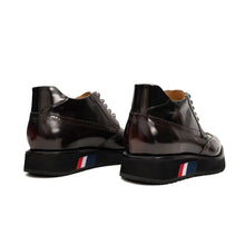 Load image into Gallery viewer, Tri-Stripe Patent Brogue Bootie