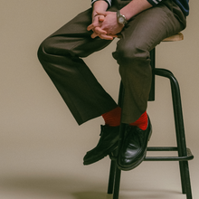 Load image into Gallery viewer, Men's Black Pebbled Leather Tuscan Moc Boot