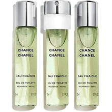 Load image into Gallery viewer, Chanel Chance Fresh Twist Spray EDT Refills 3x20ml