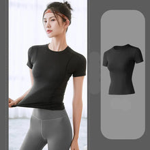 Load image into Gallery viewer, Feel the Flow Women's Yoga T Shirt