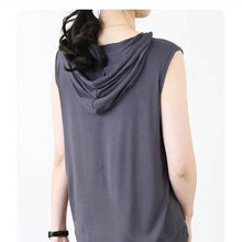 Load image into Gallery viewer, Solid Color 2023 Brand New Men's Tank Tops Vest Sleeveless Tees For Male Hooded Man Vests Tops Hip Hop Men Tank Top T shirt