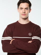 Load image into Gallery viewer, Orion Knit Sweater- Bitter Chocolate/ Gardenia