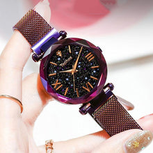 Load image into Gallery viewer, New STEVVEX Luxury Women Watches Magnetic Starry Sky Quartz Wristwatch Fashion Ladies Style Wrist Watch For Women and Girls