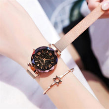 Load image into Gallery viewer, New STEVVEX Luxury Women Watches Magnetic Starry Sky Quartz Wristwatch Fashion Ladies Style Wrist Watch For Women and Girls