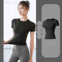 Load image into Gallery viewer, Feel the Flow Women's Yoga T Shirt