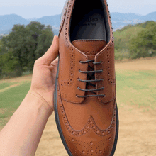 Load image into Gallery viewer, Men's Don Giovanni Wingtips - Cognac