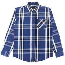 Load image into Gallery viewer, V1826 Brandon Long sleeves Plaid Shirt - Navy