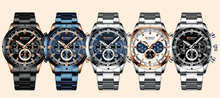 Load image into Gallery viewer, Men's Sports Waterproof Stainless Steel Watch With Chronometers And Special Date Display Unique Design Perfect Gift