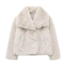 Load image into Gallery viewer, Girls and Women's Plush Lapel Winter Coat - # GIAA22310002