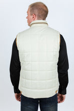 Load image into Gallery viewer, Men's Quilted Fur Lined Vest - Beige