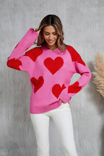Load image into Gallery viewer, Valentine's Day Heart-Shaped Love Sweater for Women | NCS