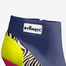 Load image into Gallery viewer, Vegan Platform Ankle Boots BYMANYC ® New York Bold Black