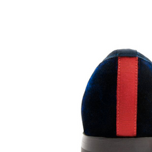 Load image into Gallery viewer, Men's Navy Velvet Slipper II