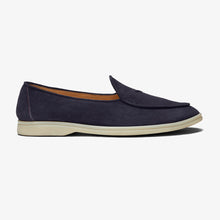 Load image into Gallery viewer, Men's Navy Suede Viaggio Loafer