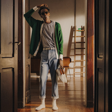 Load image into Gallery viewer, Men's Grigio Suede Viaggio Loafer