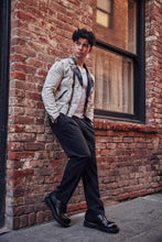 Load image into Gallery viewer, TOTO - W0981 - 3.3 Inches Taller (Black) - Low Top Chunky Sole Casual Derbies