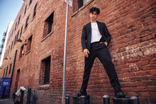 Load image into Gallery viewer, TOTO - W0982 - 3.3 Inches Taller (Black) - Low Top Chunky Sole Cap-Toe Casual Derbies