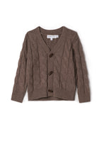 Load image into Gallery viewer, Cable Knit Cardigan Sweater