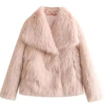 Load image into Gallery viewer, Girls and Women's Plush Lapel Winter Coat - # GIAA22310002