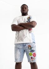 Load image into Gallery viewer, M941 Mondo Patch Denim Shorts - Light Wash (NOT SOLD SEPARATELY - Add M441 to your Cart)