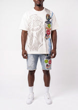 Load image into Gallery viewer, M941 Mondo Patch Denim Shorts - Light Wash (NOT SOLD SEPARATELY - Add M441 to your Cart)