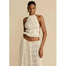 Load image into Gallery viewer, 2-Piece Chic Halter Dress Suit Set
