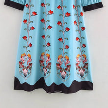 Load image into Gallery viewer, Waist-Cinched Floral Dress, The Met | Women - BYMANYC ® New York