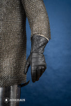 Load image into Gallery viewer, Leather Gloves Black