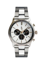 Load image into Gallery viewer, White and Black Chronograph