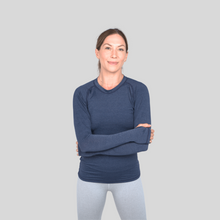 Load image into Gallery viewer, Laguna Long-Sleeve Women's Sun Shirt - Heathered