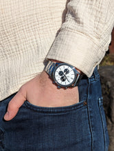 Load image into Gallery viewer, White and Black Chronograph
