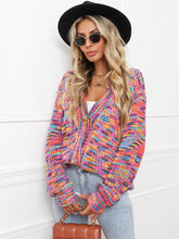 Load image into Gallery viewer, Women Knit Cardigan Vintage Rainbow Sweaters| NCS